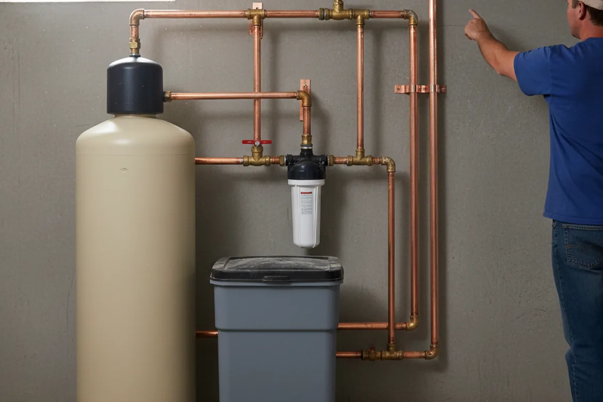 Whole-house water treatment system installed in Benson